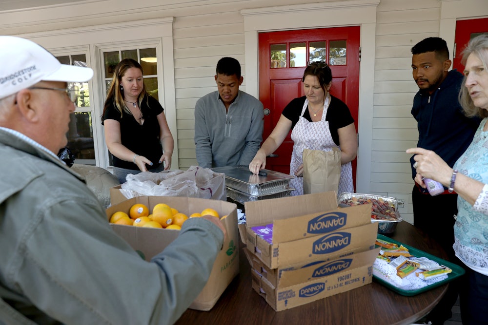 Volunteers on Martha's Vineyard set up shop to help Venezuelan migrants sent to the island under false pretenses.