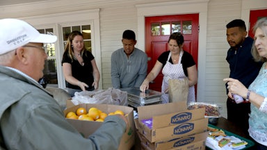 Volunteers on Martha's Vineyard set up shop to help Venezuelan migrants sent to the island under false pretenses.