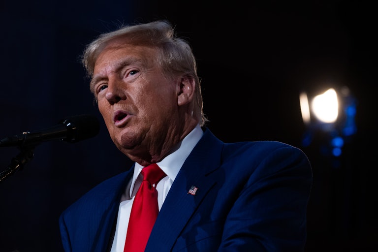 Donald Trump speaking