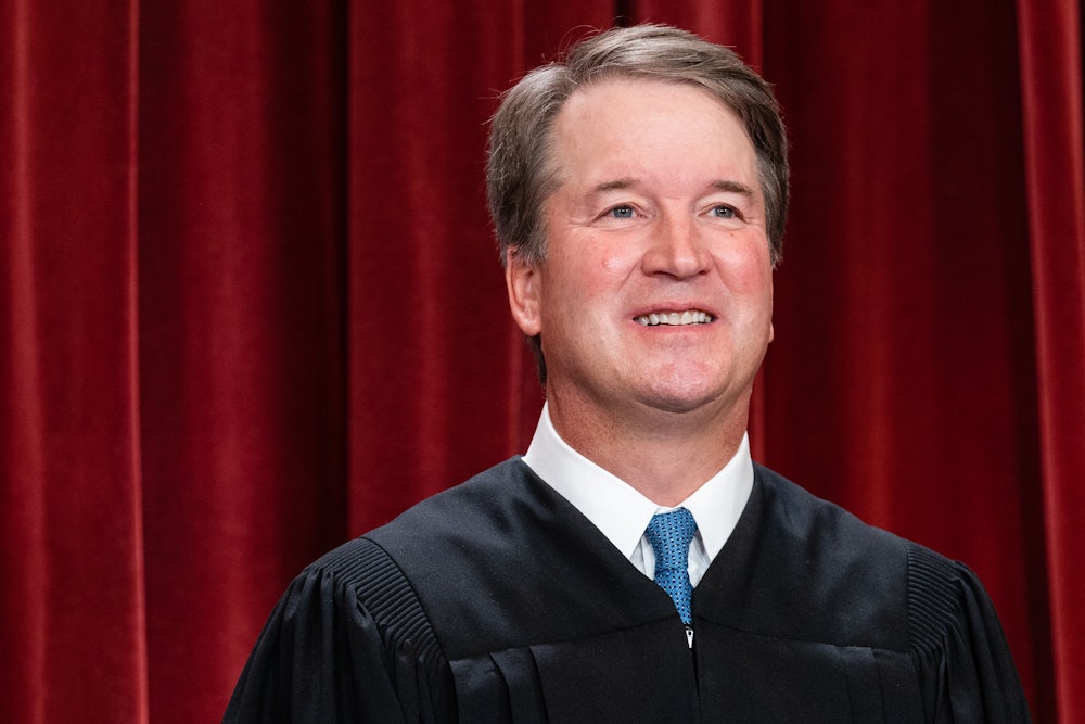 Associate Justice Brett Kavanaugh during the formal group photograph