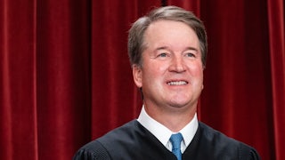 Associate Justice Brett Kavanaugh during the formal group photograph
