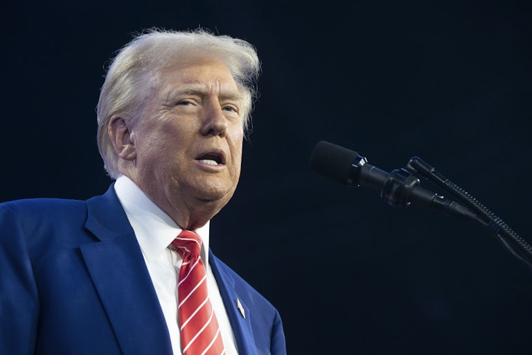 Donald Trump speaking