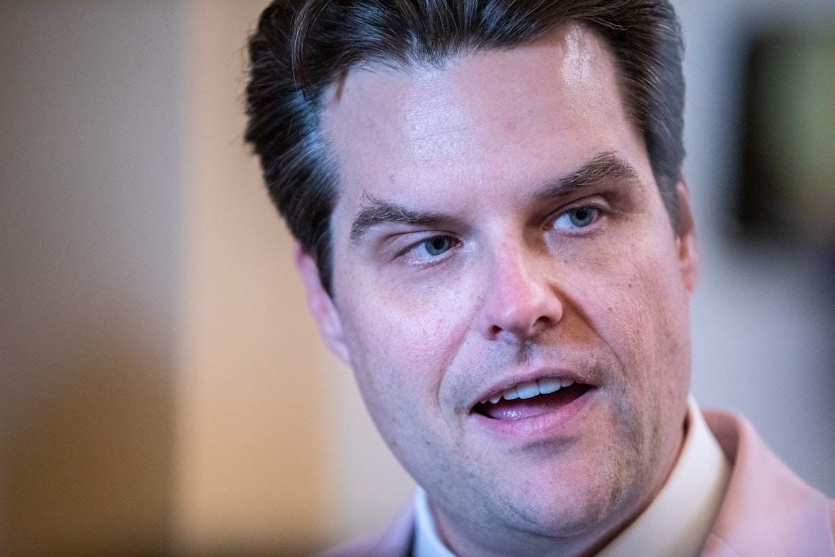 House Republicans Finally Realize That Matt Gaetz Is a Raging Jerk House Republicans Finally Realize That Matt Gaetz Is a Raging Jerk