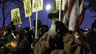 Veterans protest against ICE in Minneapolis, Minnesota