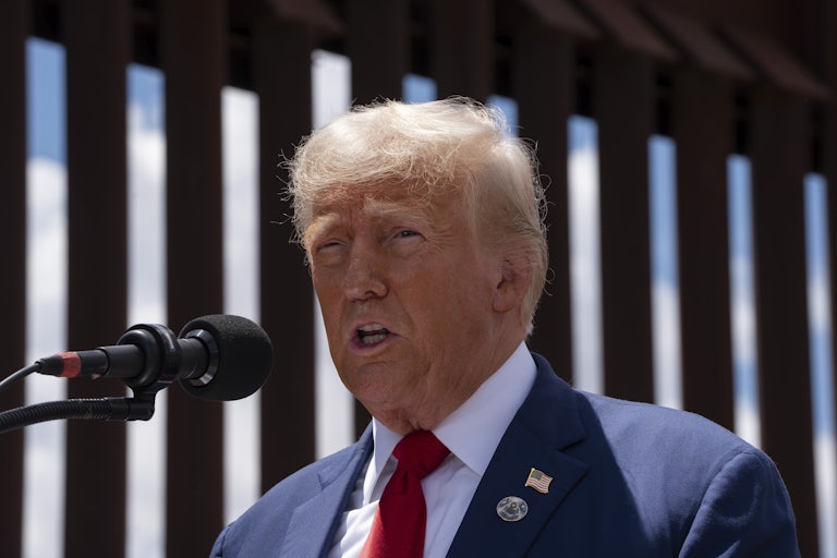 Donald Trump speaking