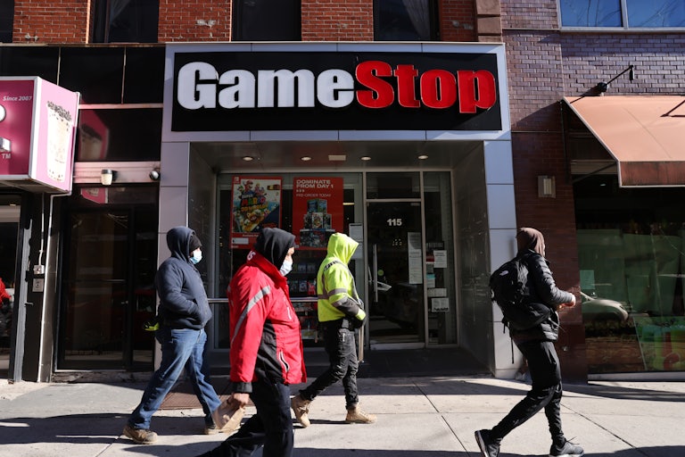 A GameStop store in Brooklyn