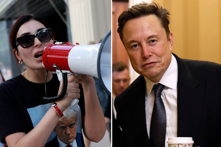 Laura Loomer and Elon Musk