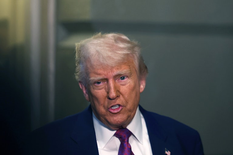 Donald Trump speaking