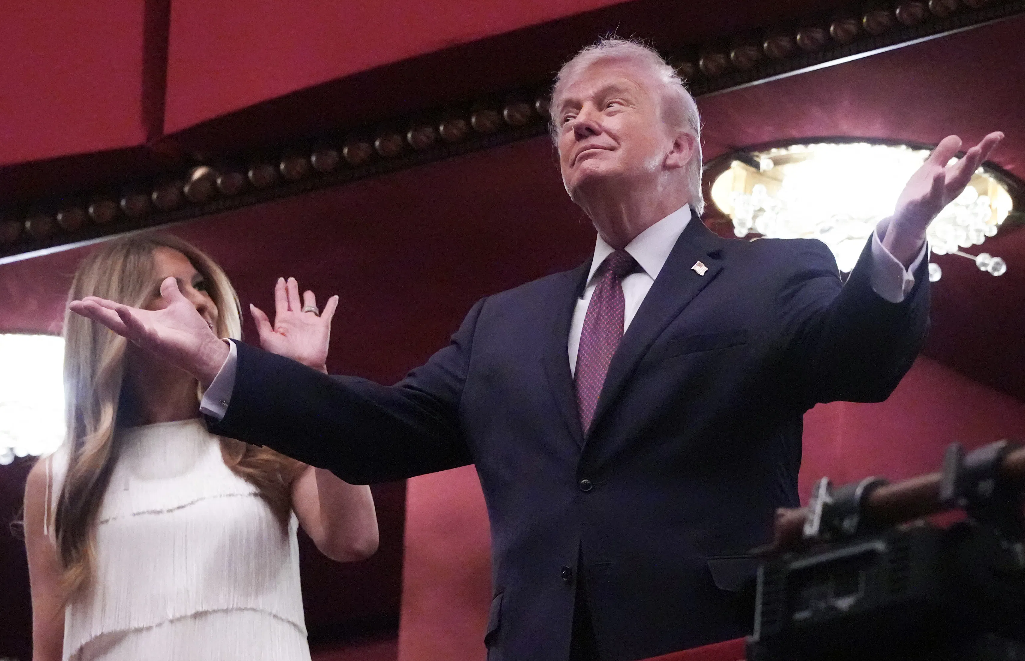 Trump and Melania at the Kennedy Center
