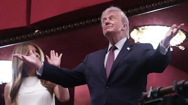 Trump and Melania at the Kennedy Center