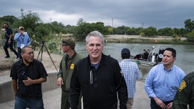 House Minority Leader Kevin McCarthy at the Mexico border