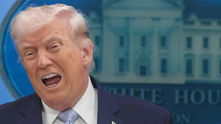 Donald Trump speaks vehemently to reporters