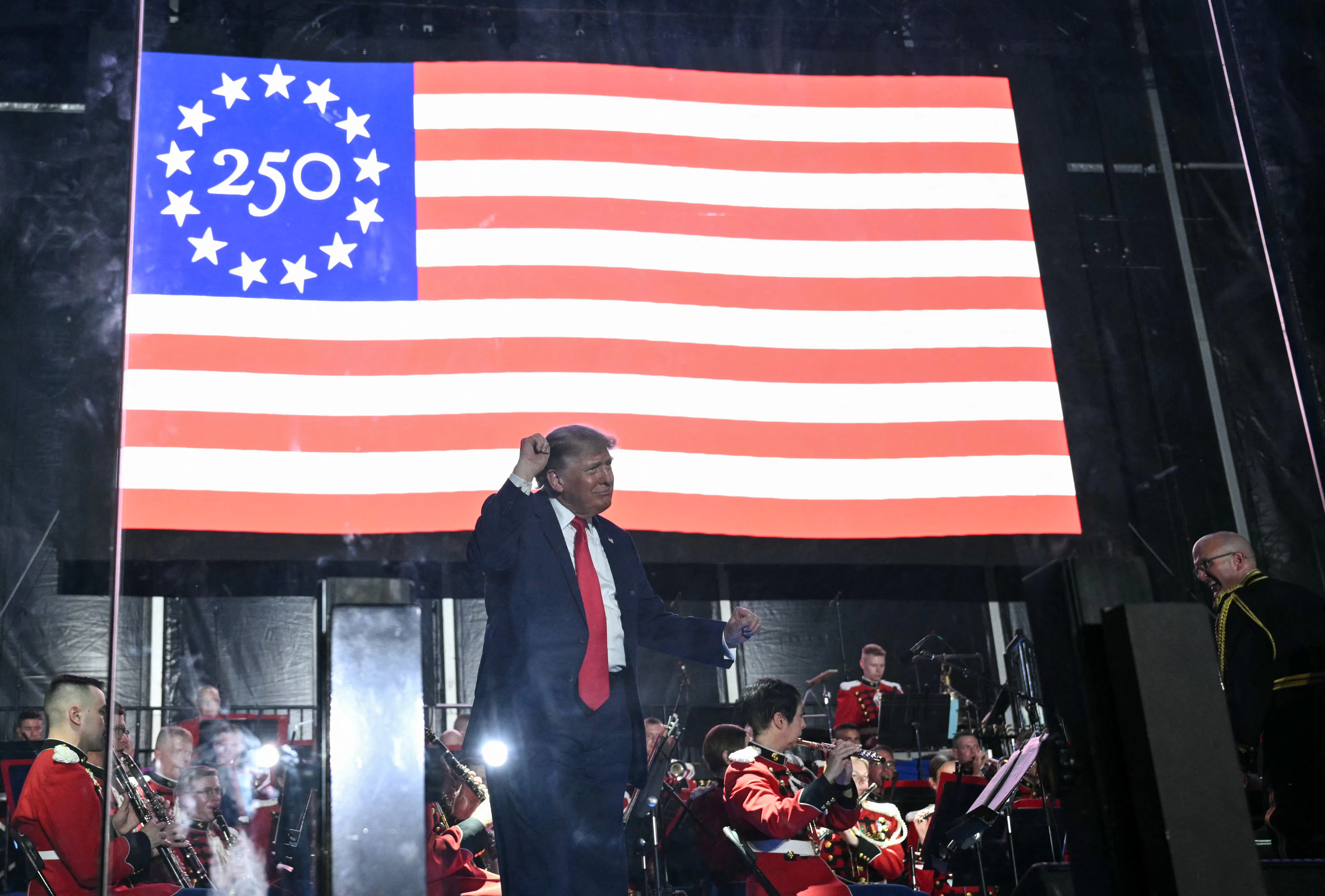 Trump at his America 250 rally