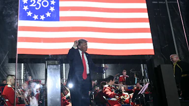 Trump at his America 250 rally