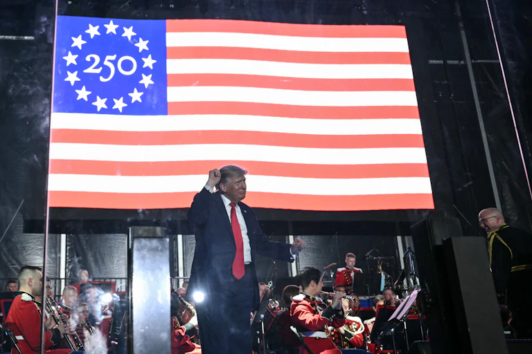 Trump at his America 250 rally