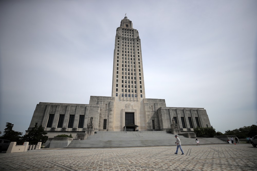 The Louisiana State Capitol in Baton Rouge, Louisiana.
