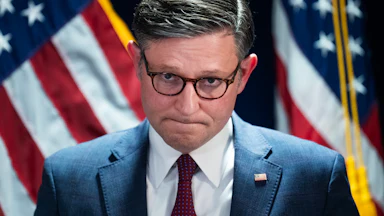 A frontal view of speaker of the House Mike Johnson, who has been associated with Alliance Defending Freedom for more than 20 years.
