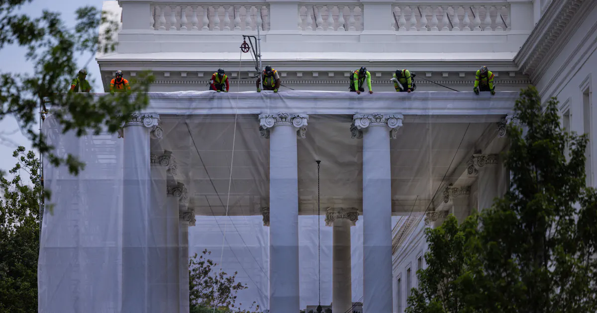 Surprise! Trump Is Renovating Even More Parts of the White House