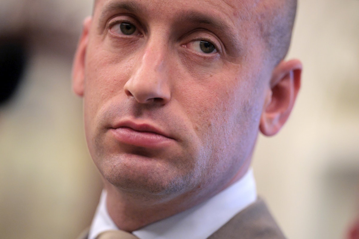 Stephen Miller Erupts in Manic Fascist Rant—and Reveals a Big Weakness Stephen Miller Erupts in Manic Fascist Rant—and Reveals a Big Weakness