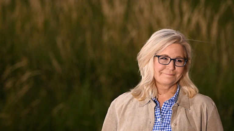 Cheney at Mead Ranch in Jackson, Wyoming, after her loss