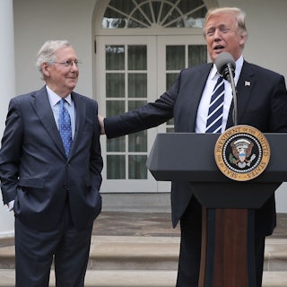 Trump and McConnell at the White House