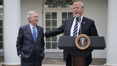 Trump and McConnell at the White House