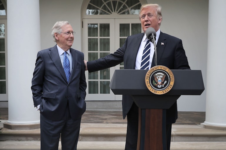 Trump and McConnell at the White House