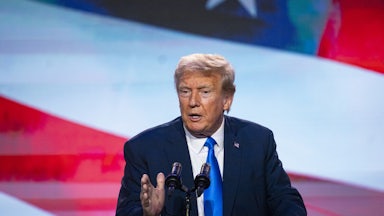 Former president Donald Trump