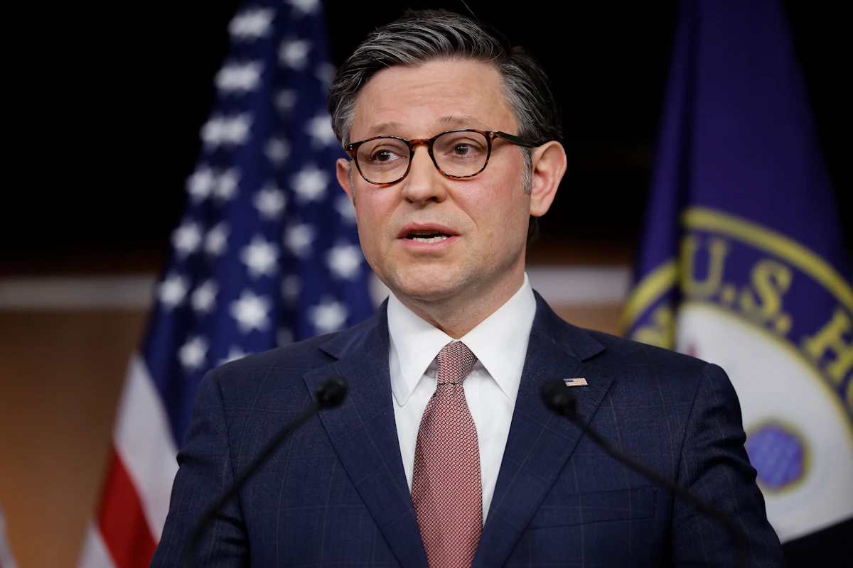 Mike Johnson Finally Seems Ready To Stiff-Arm Marjorie Taylor Greene Mike Johnson Finally Seems Ready To Stiff-Arm Marjorie Taylor Greene