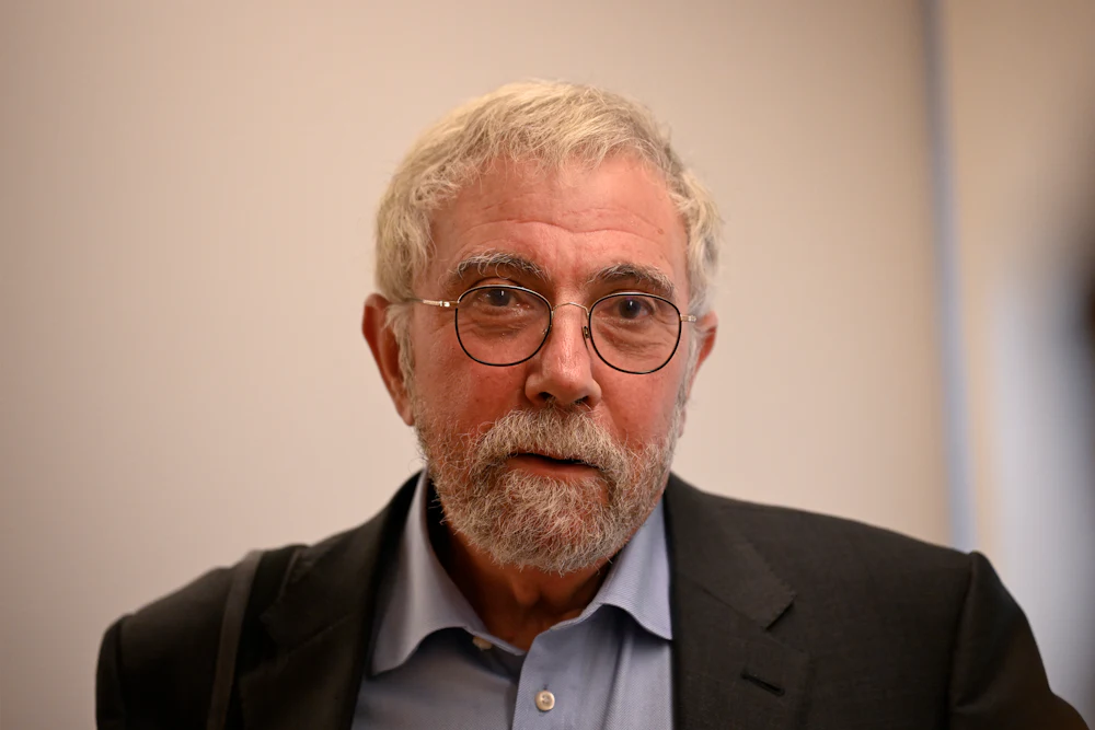 Paul Krugman at a conference