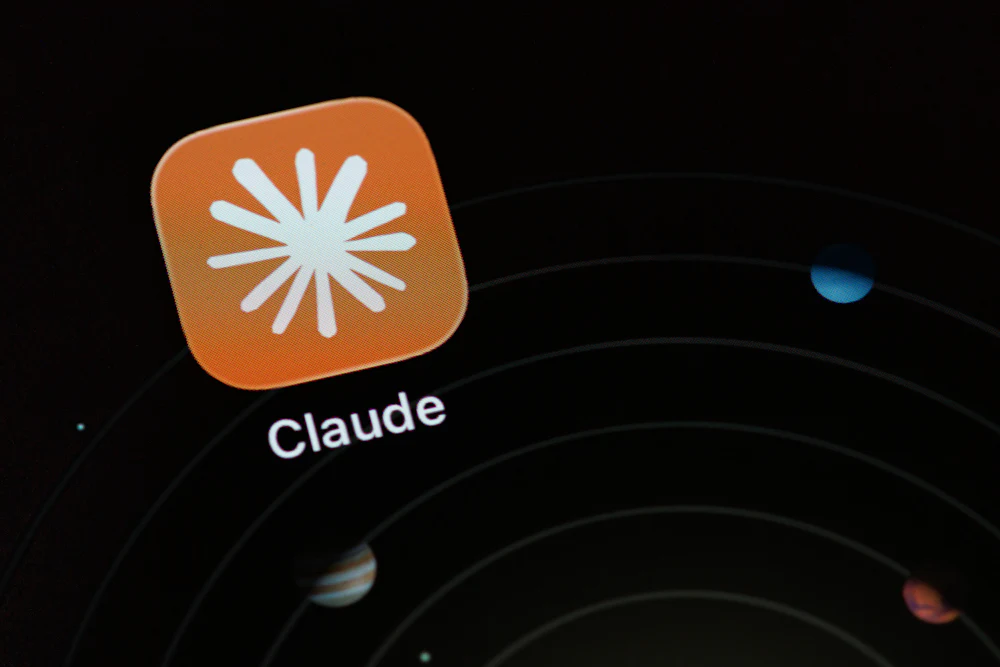 A Claude artificial intelligence app on a smartphone.