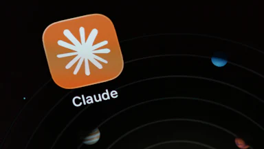A Claude artificial intelligence app on a smartphone.