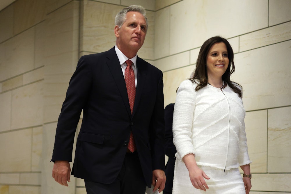 House Speaker Kevin McCarthy and Rep. Elise Stefanik