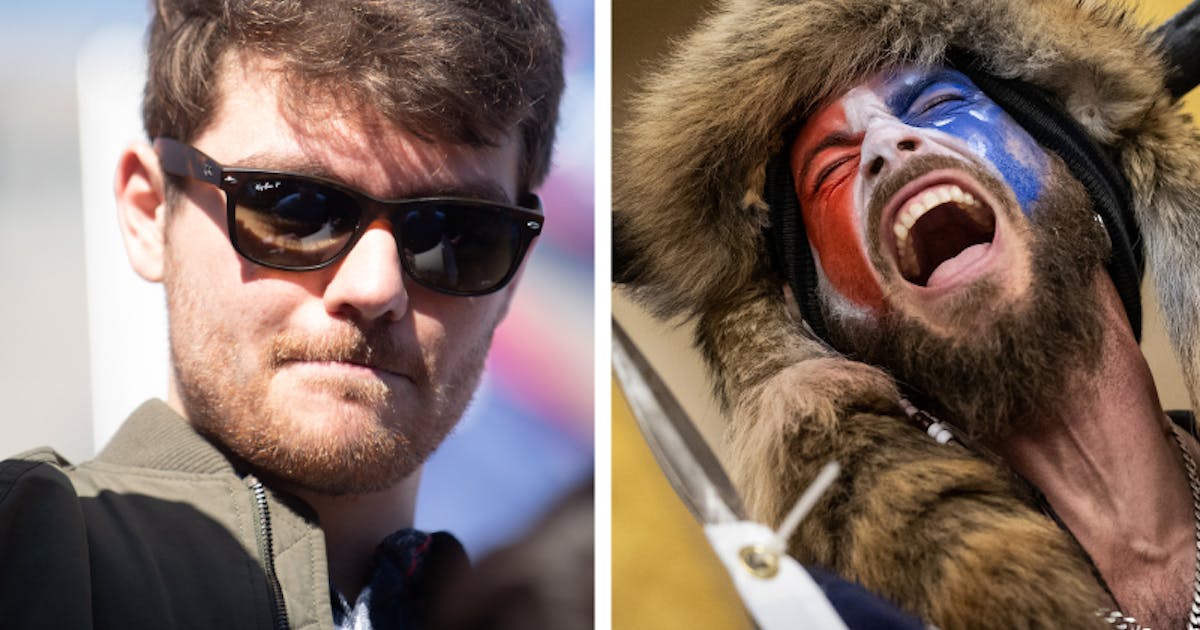 The QAnon Shaman Is Fighting With Neo-Nazi Nick Fuentes The QAnon Shaman Is Fighting With Neo-Nazi Nick Fuentes