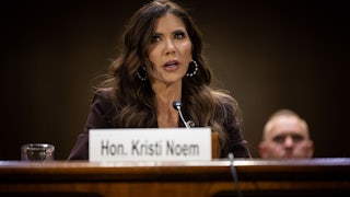 DHS Secretary Kristi Noem testifies in Congress.