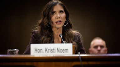 DHS Secretary Kristi Noem testifies in Congress.