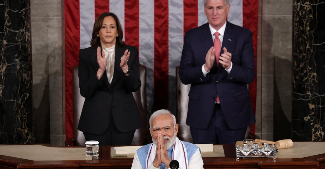 “Embarrassing Spectacle”: Progressive Dems Boycott Modi’s Congress Speech “Embarrassing Spectacle”: Progressive Dems Boycott Modi’s Congress Speech