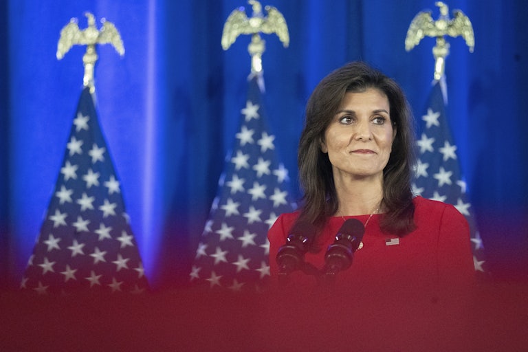 Nikki Haley smiles