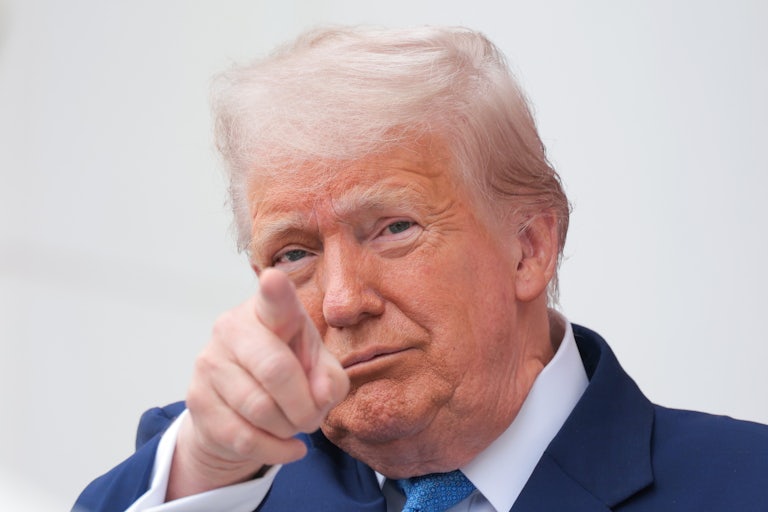 Donald Trump points