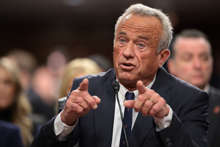Robert F. Kennedy Jr. speaks at his confirmation hearing for HHS secretary.