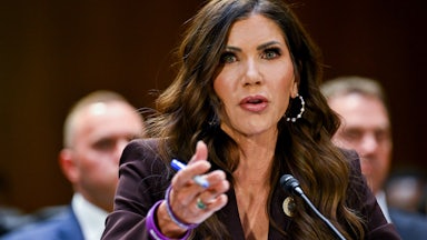 DHS Secretary Kristi Noem testifies in Congress.