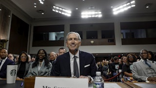 Former Starbucks CEO Howard Schultz testifies