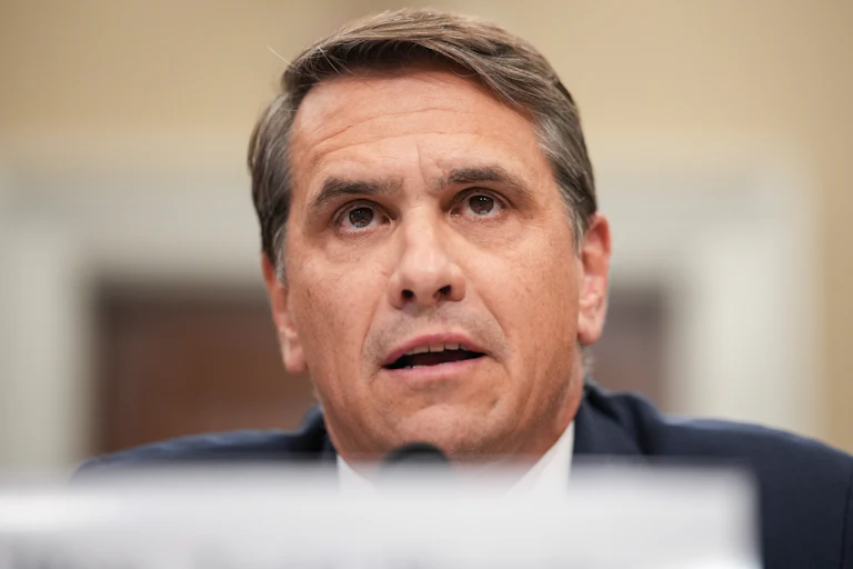 Acting Attorney General Todd Blanche speaks during a House subcommittee hearing