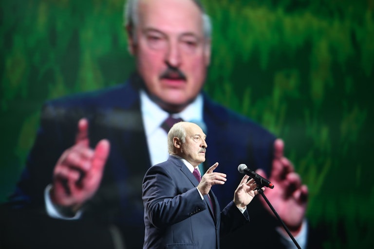 Belarusian President Alexander Lukashenko in 2020.