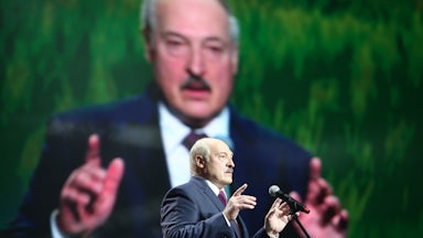Belarusian President Alexander Lukashenko in 2020.