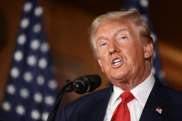 Donald Trump speaking