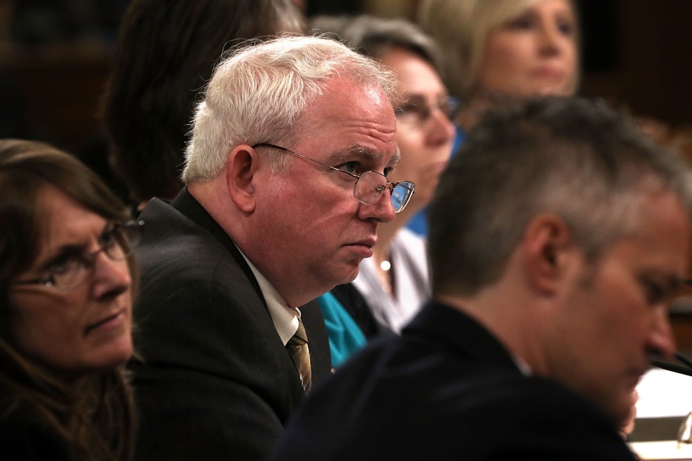 Lawyer John Eastman attends a congressional hearing.