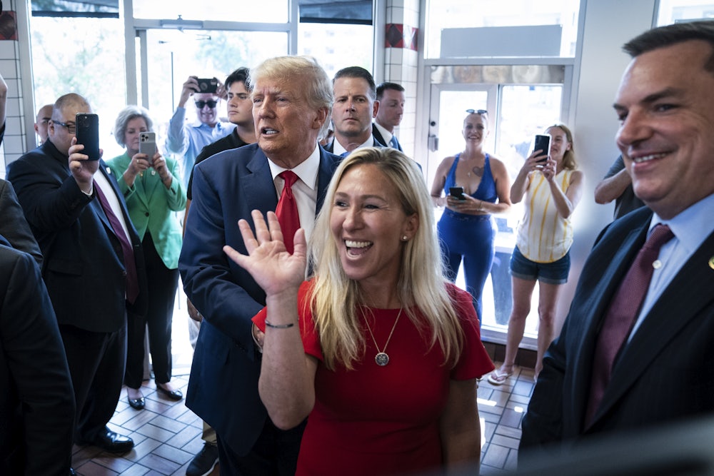 Trump and Marjorie Taylor Greene in Georgia