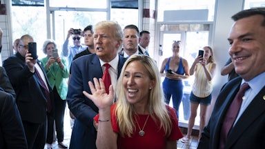 Trump and Marjorie Taylor Greene in Georgia