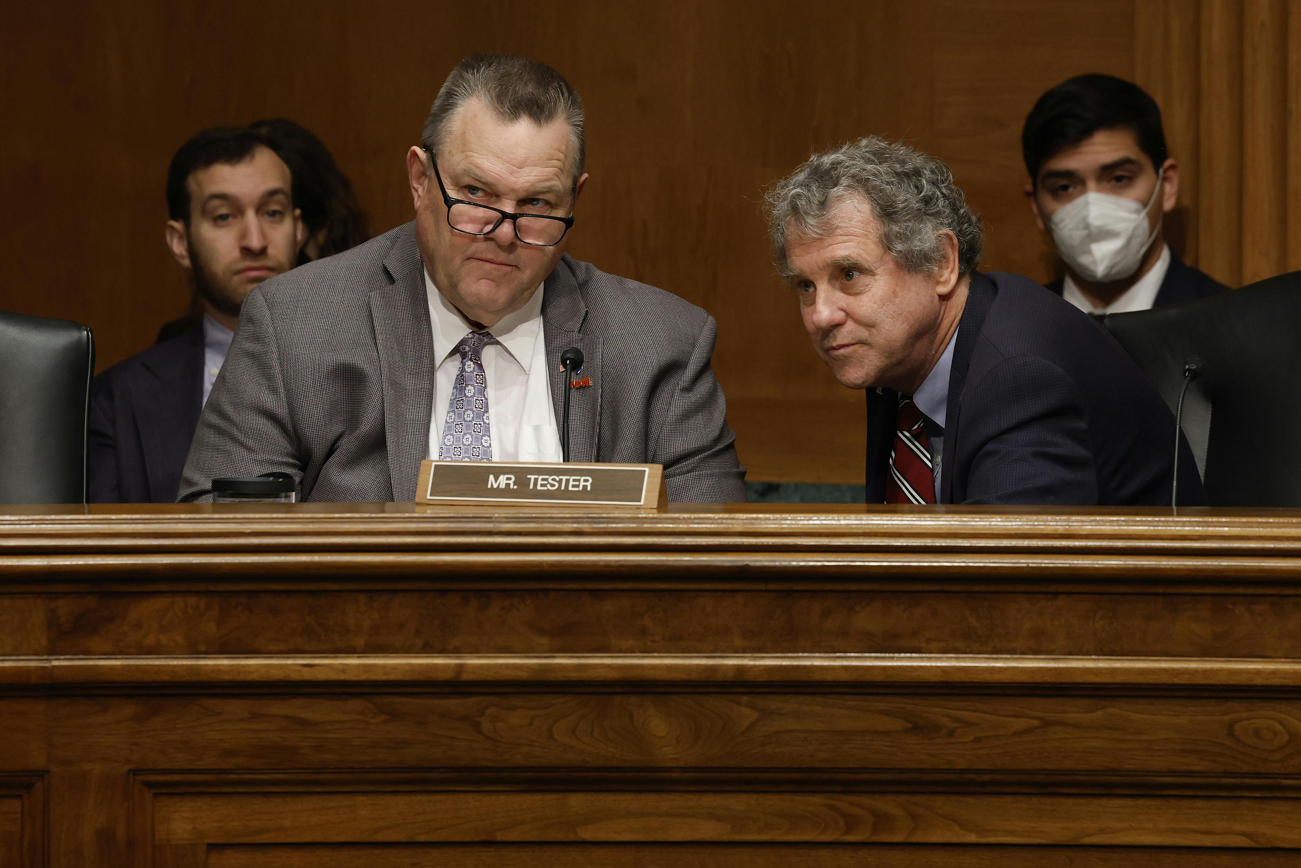 Senators Jon Tester and Sherrod Brown